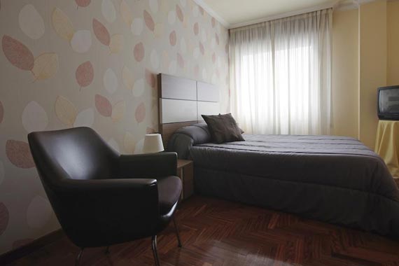 Habitación individual - hotel en Pontevedra