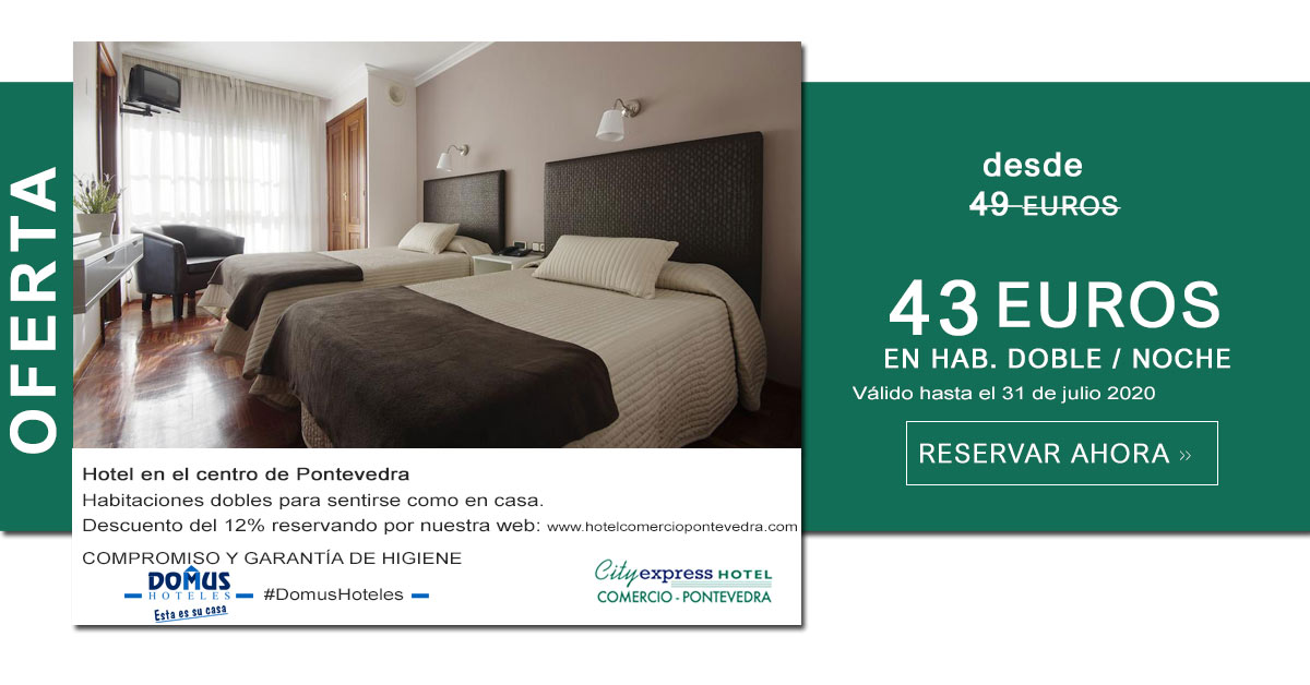 disfruta de tu alojamiento alojamiento con DESCUENTO en el centro de Pontevedra